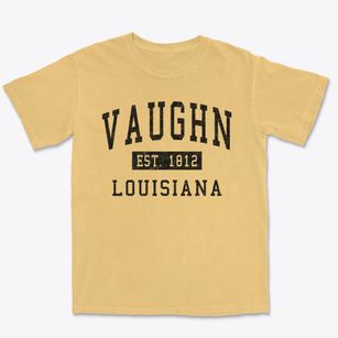 Vaughn Louisiana Classic Established Premium Heavyweight T-shirt