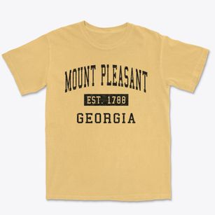 Mount Pleasant Georgia Classic Established Premium Heavyweight T-shirt