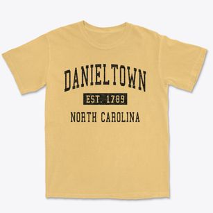 Danieltown North Carolina Classic Established Premium Heavyweight T-shirt