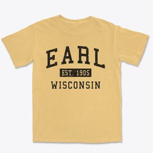 Earl Wisconsin Classic Established Premium Heavyweight T-shirt
