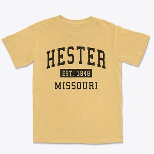Hester Missouri Classic Established Premium Heavyweight T-shirt