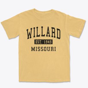 Willard Missouri Classic Established Premium Heavyweight T-shirt