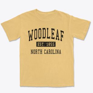 Woodleaf North Carolina Classic Established Premium Heavyweight T-shirt