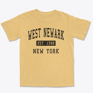 West Newark New York Classic Established Premium Heavyweight T-shirt