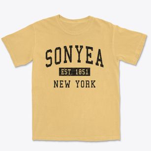 Sonyea New York Classic Established Premium Heavyweight T-shirt