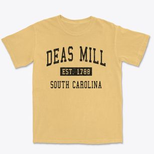 Deas Mill South Carolina Classic Established Premium Heavyweight T-shirt