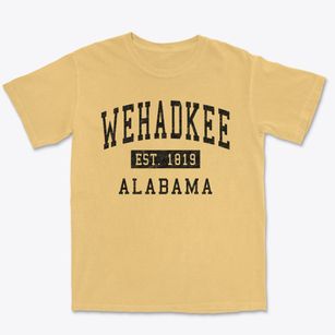 Wehadkee Alabama Classic Established Premium Heavyweight T-shirt