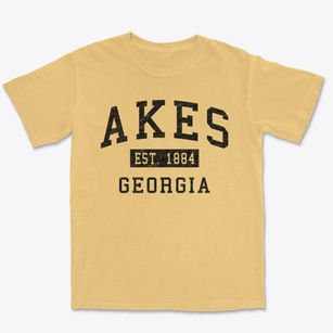 Akes Georgia Classic Established Premium Heavyweight T-shirt