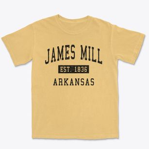 James Mill Arkansas Classic Established Premium Heavyweight T-shirt