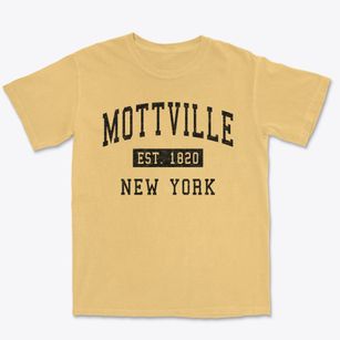 Mottville New York Classic Established Premium Heavyweight T-shirt