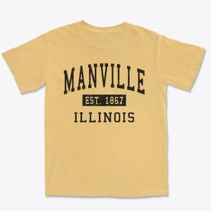 Manville Illinois Classic Established Premium Heavyweight T-shirt