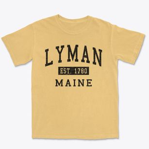 Lyman Maine Classic Established Premium Heavyweight T-shirt
