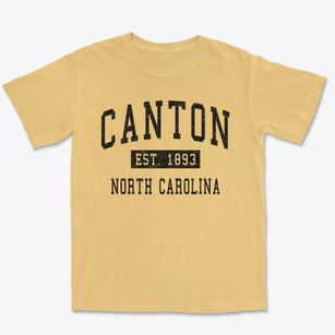 Canton North Carolina Classic Established Premium Heavyweight T-shirt