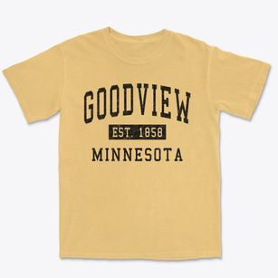 Goodview Minnesota Classic Established Premium Heavyweight T-shirt