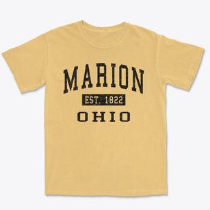 Marion Ohio Classic Established Premium Heavyweight T-shirt