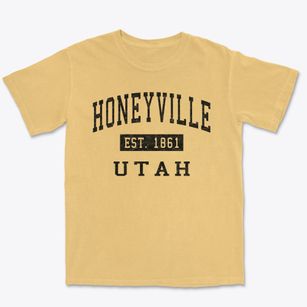 Honeyville Utah Classic Established Premium Heavyweight T-shirt