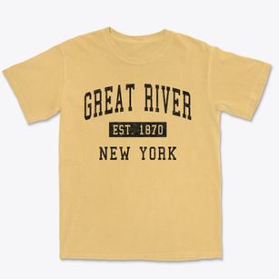 Great River New York Classic Established Premium Heavyweight T-shirt
