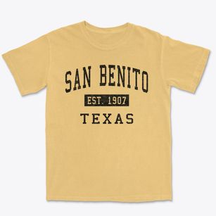 San Benito Texas Classic Established Premium Heavyweight T-shirt