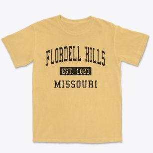 Flordell Hills Missouri Classic Established Premium Heavyweight T-shirt