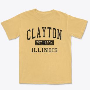 Clayton Illinois Classic Established Premium Heavyweight T-shirt