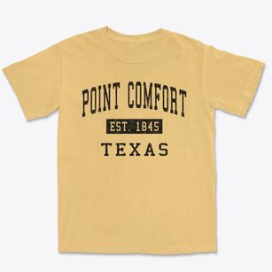 Point Comfort Texas Classic Established Premium Heavyweight T-shirt