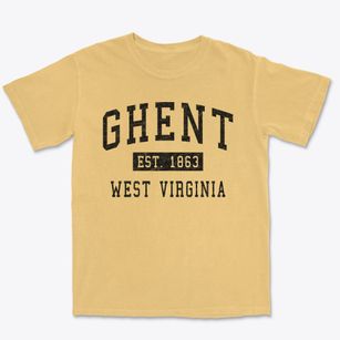 Ghent West Virginia Classic Established Premium Heavyweight T-shirt