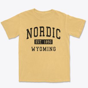Nordic Wyoming Classic Established Premium Heavyweight T-shirt