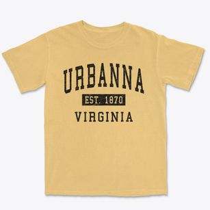 Urbanna Virginia Classic Established Premium Heavyweight T-shirt