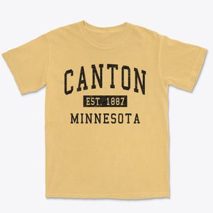 Canton Minnesota Classic Established Premium Heavyweight T-shirt