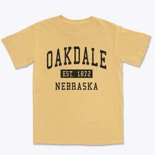 Oakdale Nebraska Classic Established Premium Heavyweight T-shirt