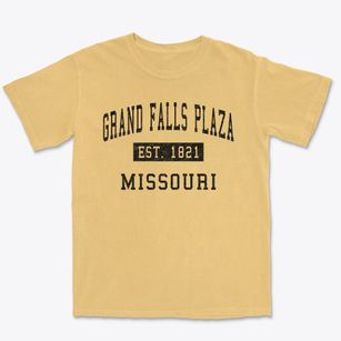 Grand Falls Plaza Missouri Classic Established Premium Heavyweight T-shirt