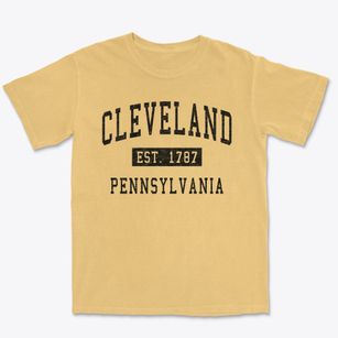 Cleveland Pennsylvania Classic Established Premium Heavyweight T-shirt