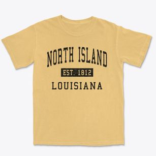 North Island Louisiana Classic Established Premium Heavyweight T-shirt