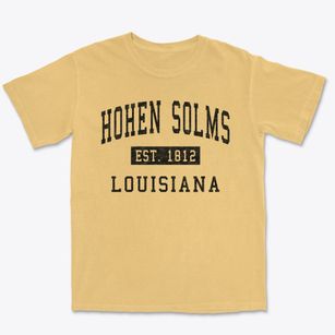 Hohen Solms Louisiana Classic Established Premium Heavyweight T-shirt