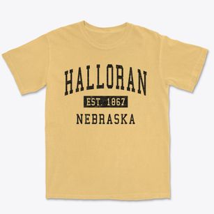 Halloran Nebraska Classic Established Premium Heavyweight T-shirt