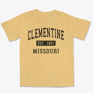 Clementine Missouri Classic Established Premium Heavyweight T-shirt