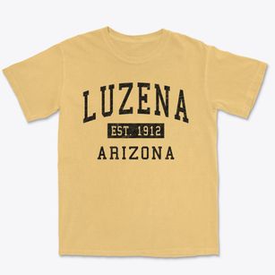 Luzena Arizona Classic Established Premium Heavyweight T-shirt