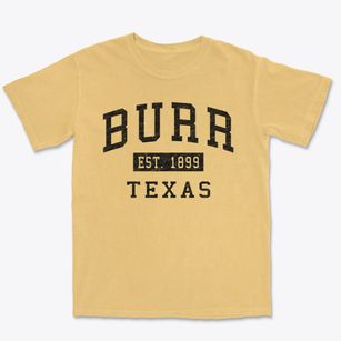 Burr Texas Classic Established Premium Heavyweight T-shirt