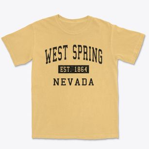 West Spring Nevada Classic Established Premium Heavyweight T-shirt