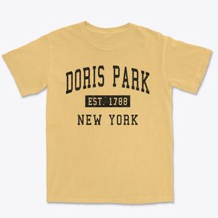 Doris Park New York Classic Established Premium Heavyweight T-shirt