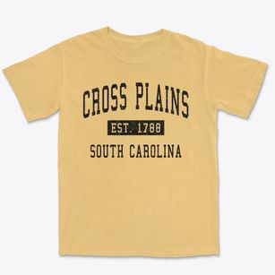 Cross Plains South Carolina Classic Established Premium Heavyweight T-shirt