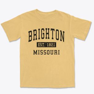 Brighton Missouri Classic Established Premium Heavyweight T-shirt