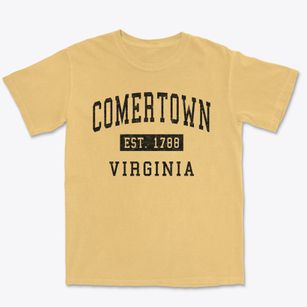 Comertown Virginia Classic Established Premium Heavyweight T-shirt