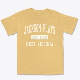 Jackson Flats West Virginia Classic Established Premium Heavyweight T-shirt