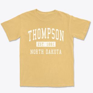 Thompson North Dakota Classic Established Premium Heavyweight T-shirt