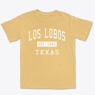 Los Lobos Texas Classic Established Premium Heavyweight T-shirt