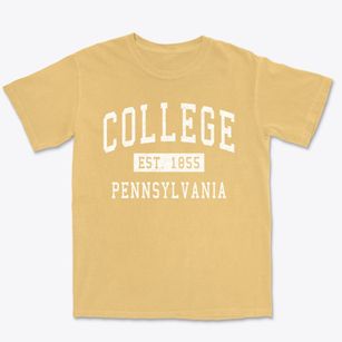 College Pennsylvania Classic Established Premium Heavyweight T-shirt