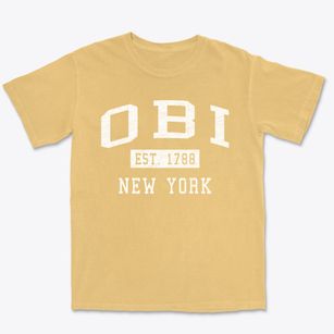 Obi New York Classic Established Premium Heavyweight T-shirt