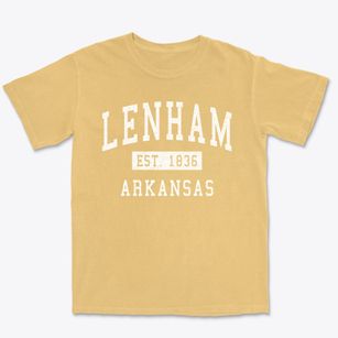 Lenham Arkansas Classic Established Premium Heavyweight T-shirt
