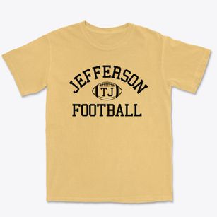Thomas Jefferson High School Classic Football Premium Heavyweight T-shirt